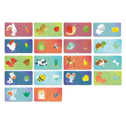 Hape Duo Puzzel | Animal's Snack Time