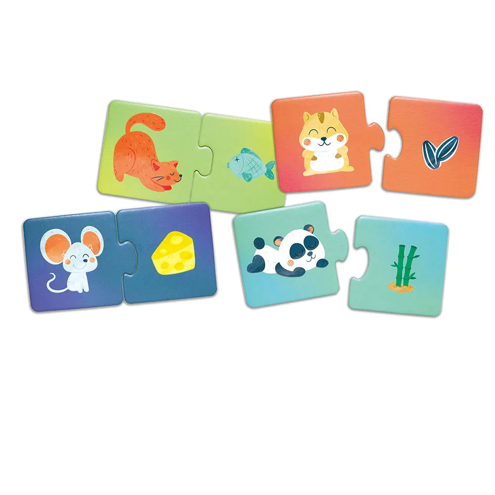 Hape Duo Puzzel | Animal's Snack Time