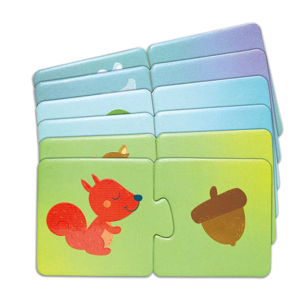 Hape Duo Puzzel | Animal's Snack Time