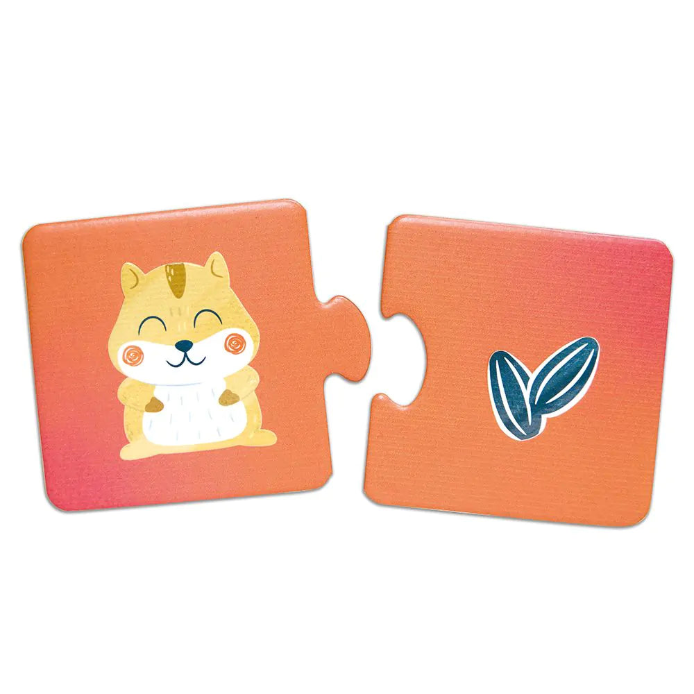 Hape Duo Puzzel | Animal's Snack Time