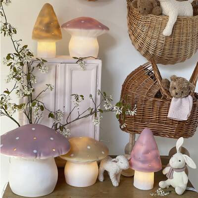 Egmont Toys Nachtlamp Mushroom Medium Lila 20cm