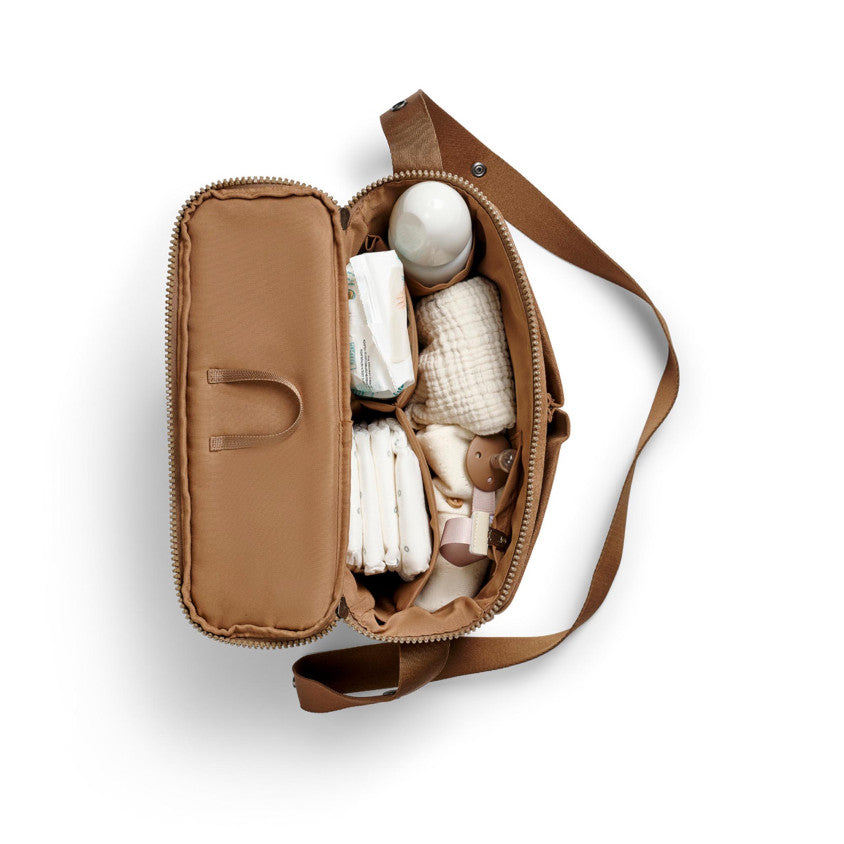 Elodie Ruime Buggy Organizer  Half Moon| Caramel Brown