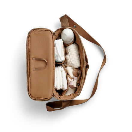 Elodie Ruime Buggy Organizer  Half Moon| Caramel Brown