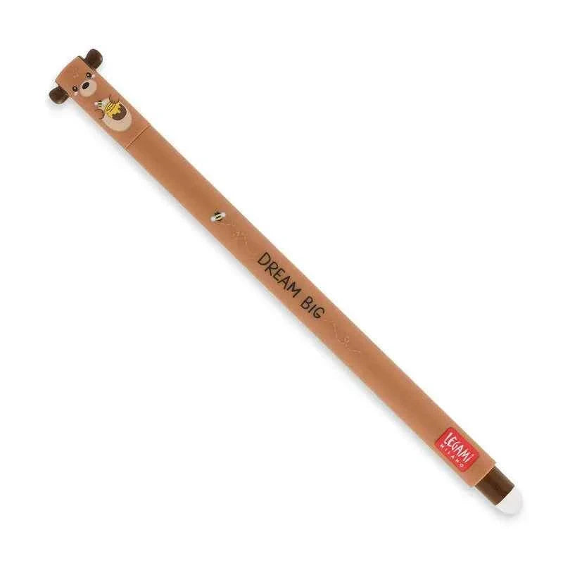 Legami Uitwisbare Erasable Gelpen Teddy Bear Honey 0,7 mm | Rode Inkt