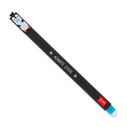 Legami Uitwisbare Erasable Gelpen Penguin 0,7 mm | Turquoise Inkt
