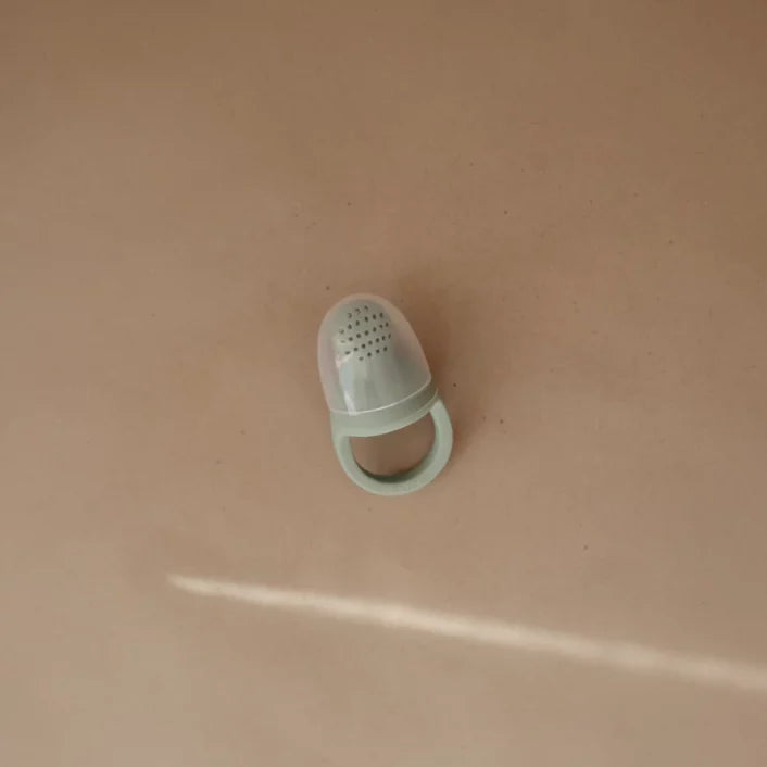 Mushie 2-Pack Silicone Fresh Food Feeder | Cambridge Blue