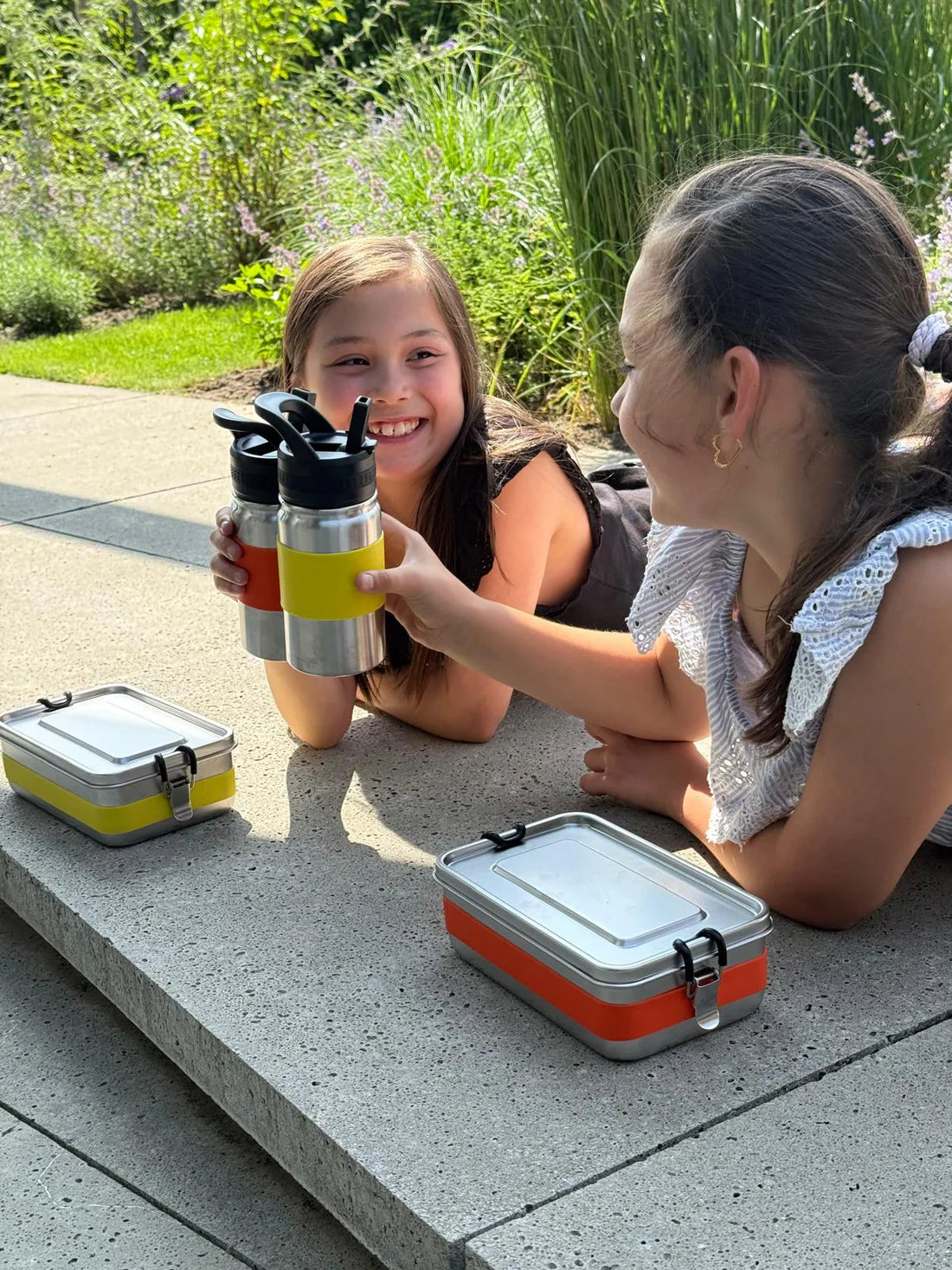 Tress RVS Lunchbox | Smile Yellow