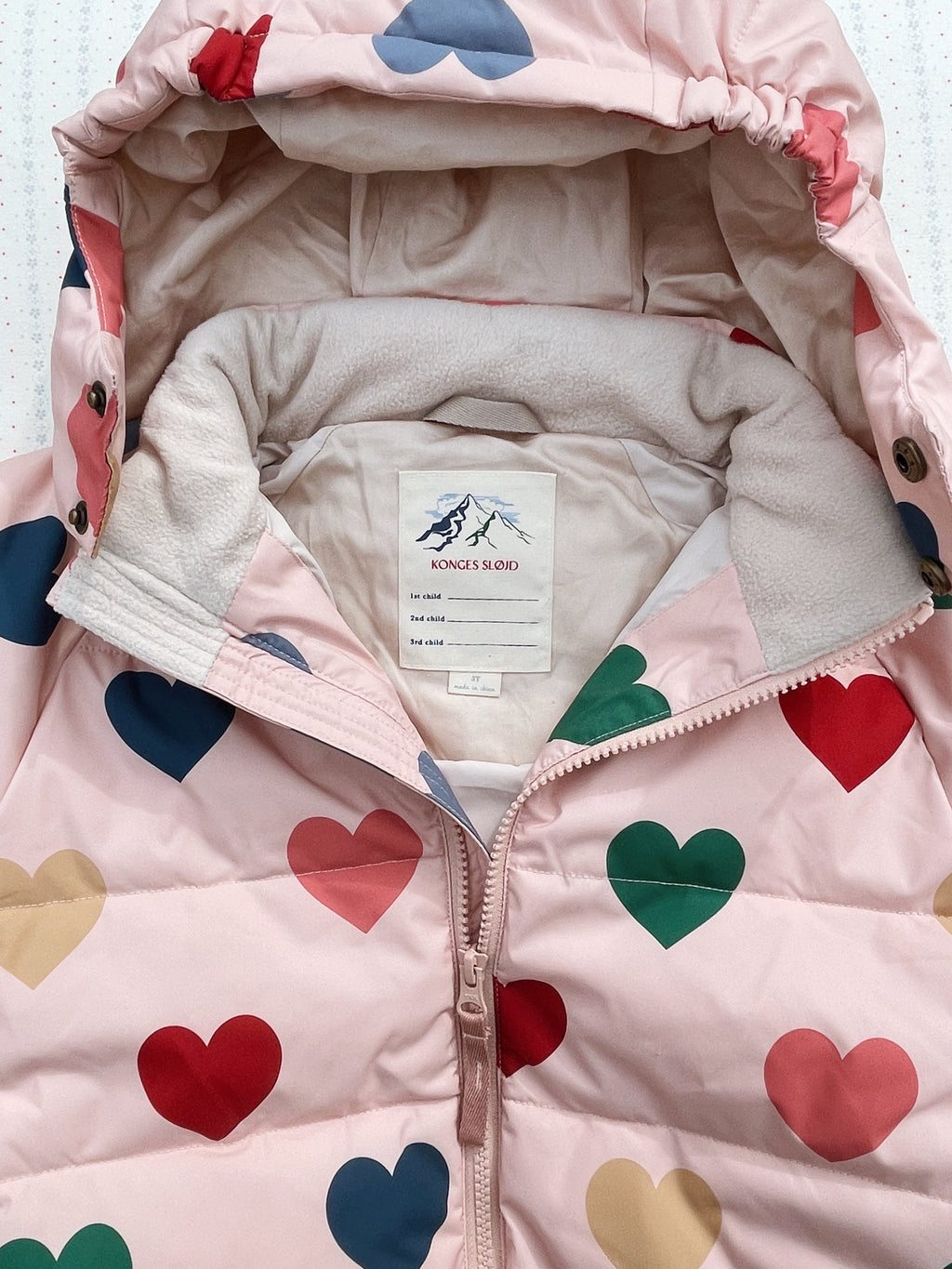 * Konges Sløjd Nuka Winterjas | Coeur Rose Coloré