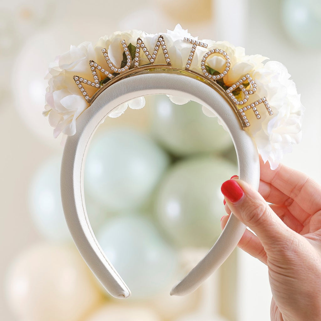 * Ginger Ray Diadeem Foliage and Pearls | Mum to Be