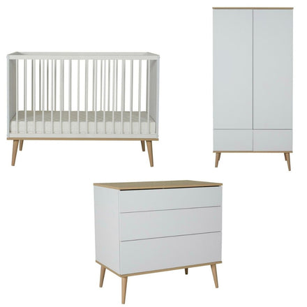 Quax Babykamer Flow White 70x140cm