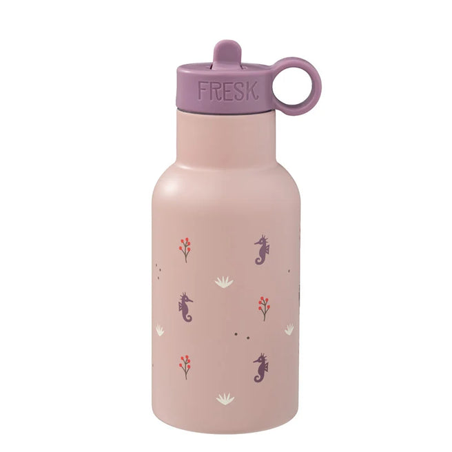 Fresk RVS thermische drinkfles 350 ml met Seahorse zeepaardjes-print