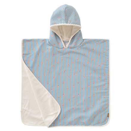 Fresk UV Poncho | Stripes & Crabs