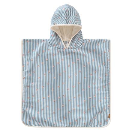 Fresk UV Poncho | Stripes & Crabs