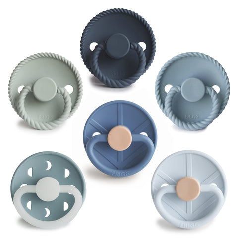 Frigg 6-Pack Silicone Endless Sea Rond Maat 2 - 6 stuks