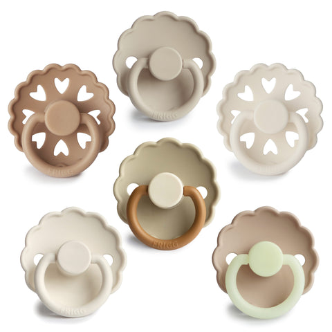 Frigg 6-Pack Silicone Cinnamon Charm Rond Maat 2 - 6 stuks