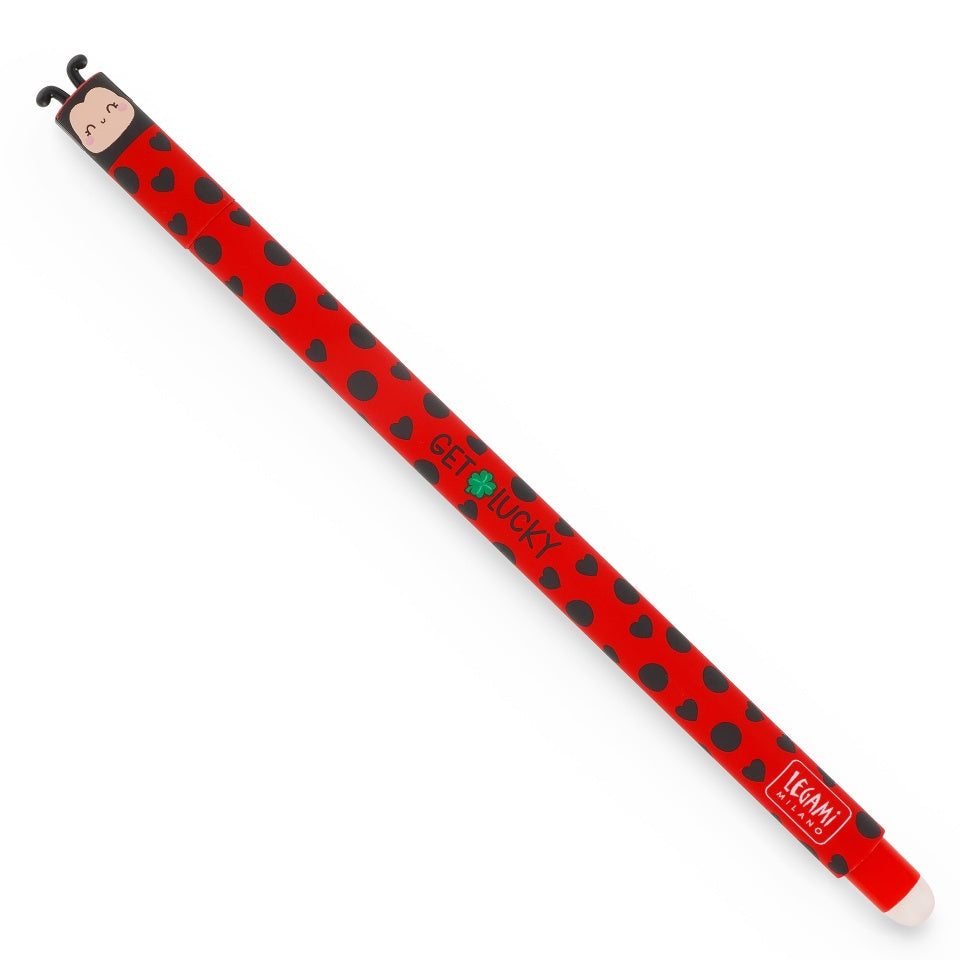 Legami Uitwisbare Erasable Gelpen Ladybug 0,7 mm | Rode Inkt