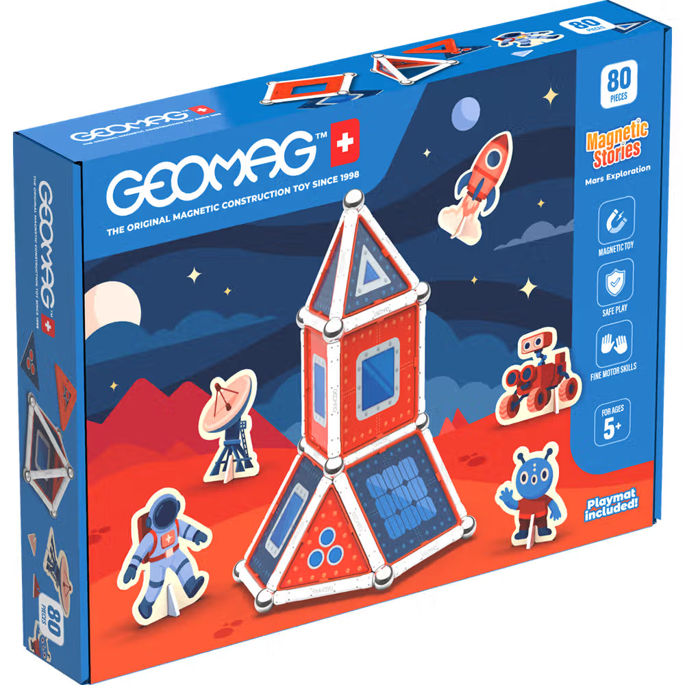 Geomag Magicube magnetische bouwblokken Exoloration Mars 80 Stuks - vanaf 5 jaar