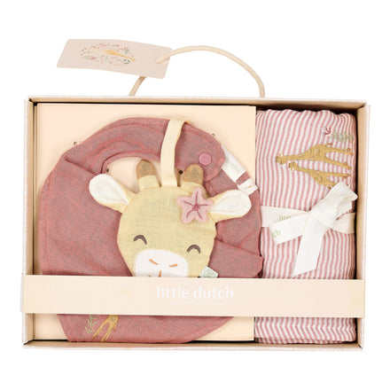Little Dutch Geschenkdoos Giftbox Blooming Safari | Roze