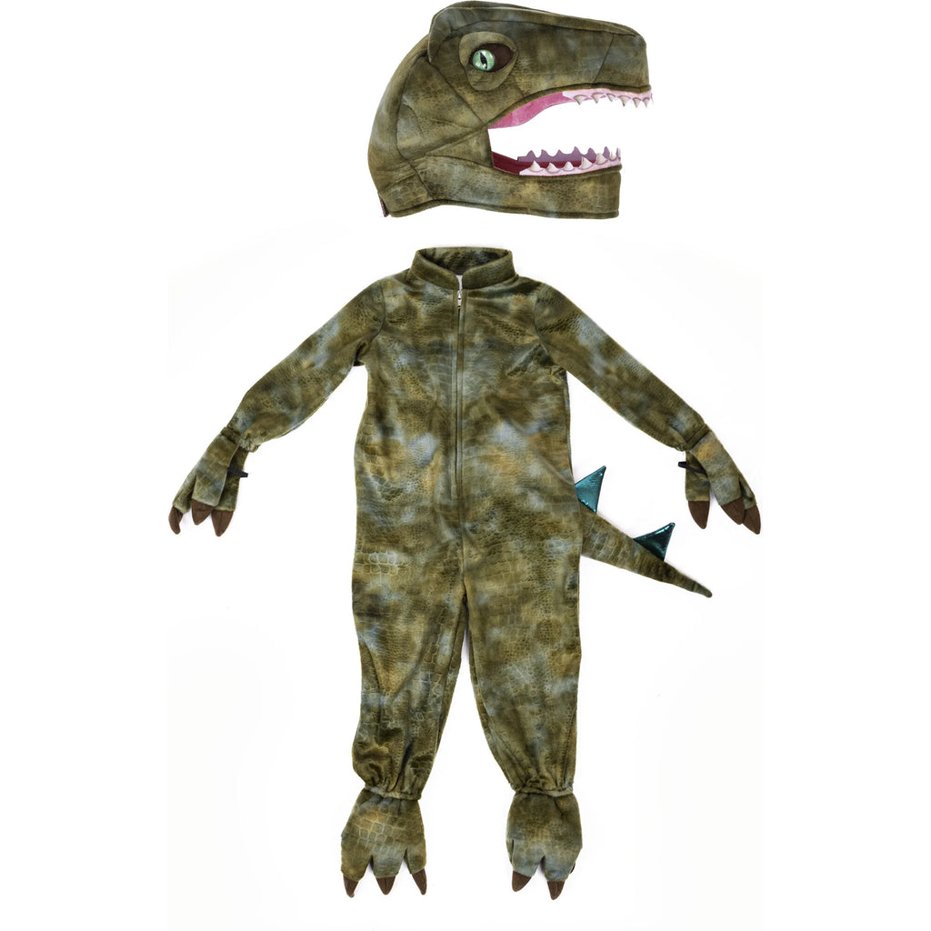 Great Pretenders Raptor Dino Verkleedpak | 7-8 jaar