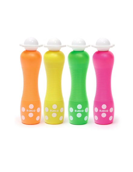 Djeco Set 4 Wasbare Mousse Stiften | Neon