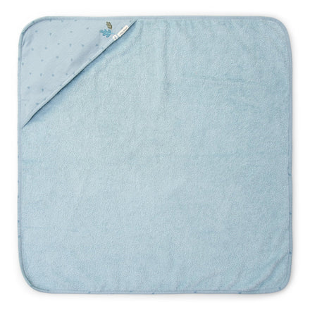 Little Dutch Badcape 75x75 | Pure Denim Blue