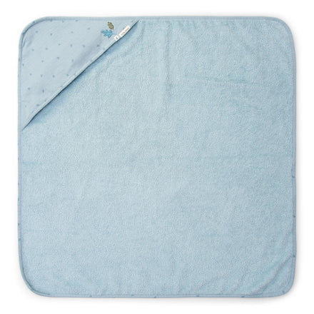 Little Dutch Badcape 100x100 | Pure Denim Blue