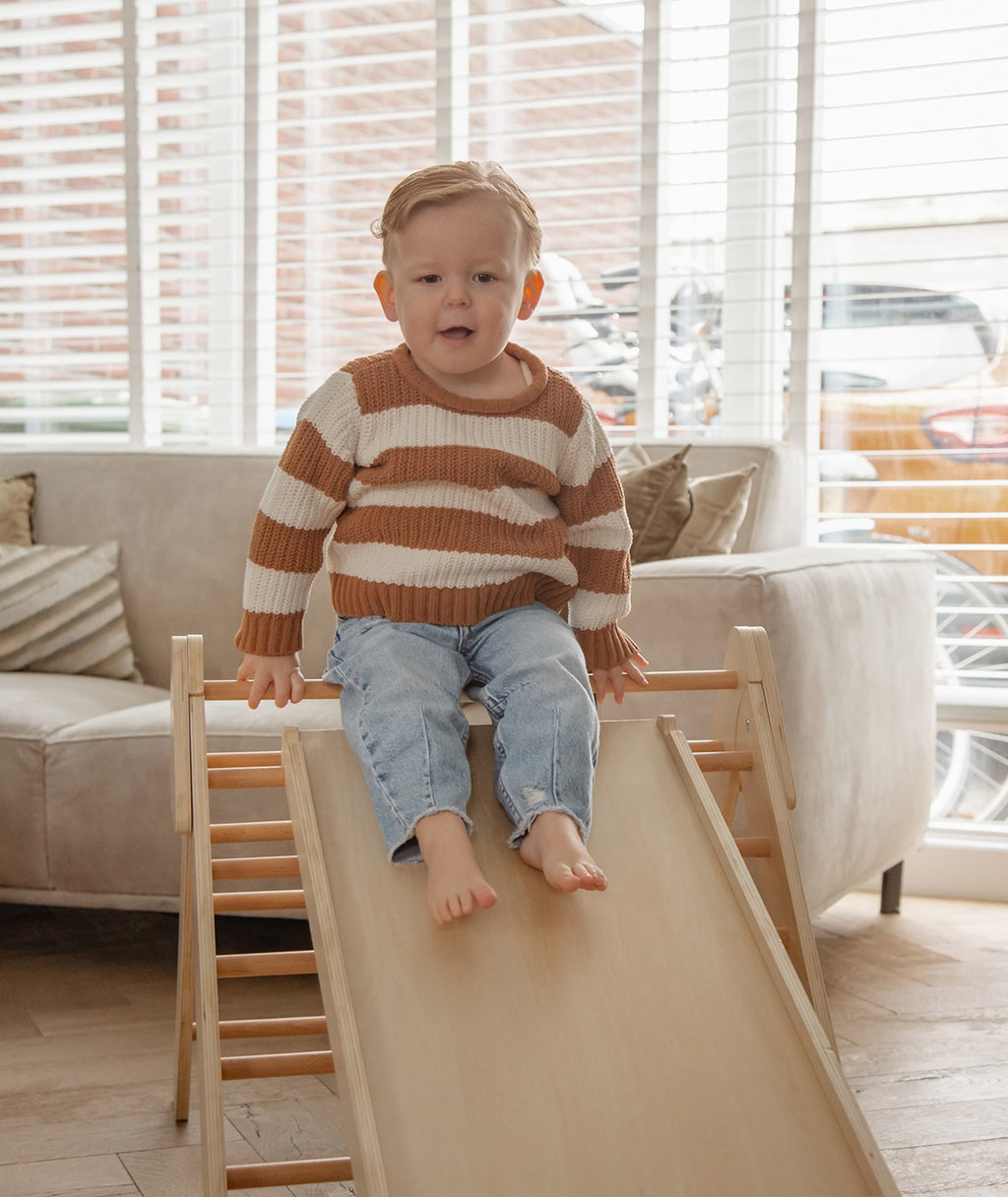 Tryco Houten Klimrek Met Glijbaan