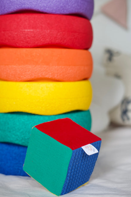 Pit & Play Regenboog Dobbelsteen | Classic