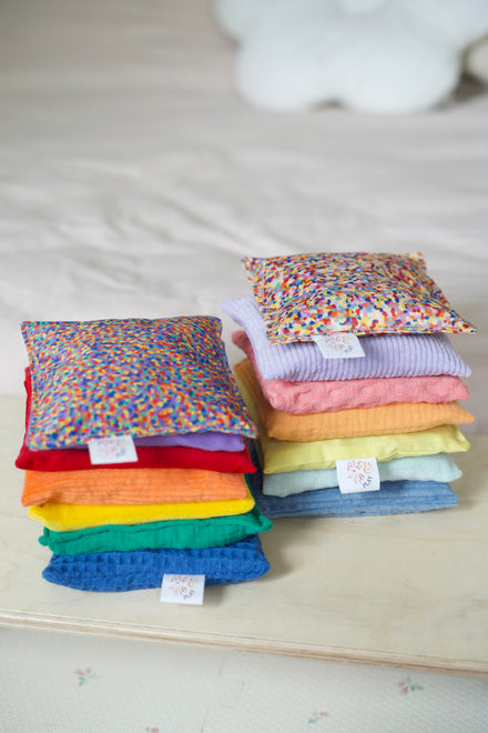 Pit & Play Regenboog Pittenzakje | Confetti Stapelstein