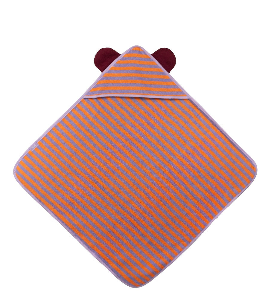 Quut Badcape Badstof 75 x 75cm | Bear Lavender