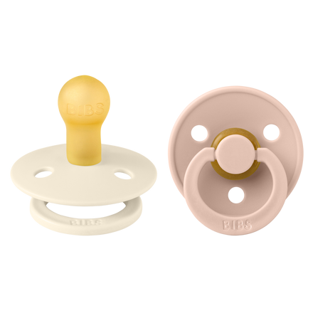 * Bibs Fopspeen 0+M Maat 1 | Ivory / Blush