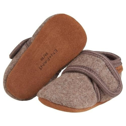 En Fant Baby Slofjes Wol | Walnut