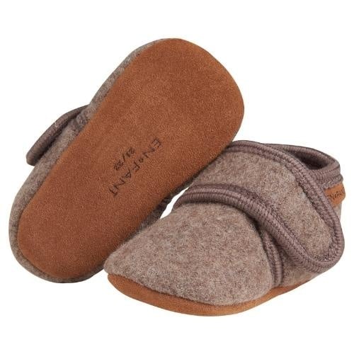 En Fant Baby Slofjes Wol | Walnut