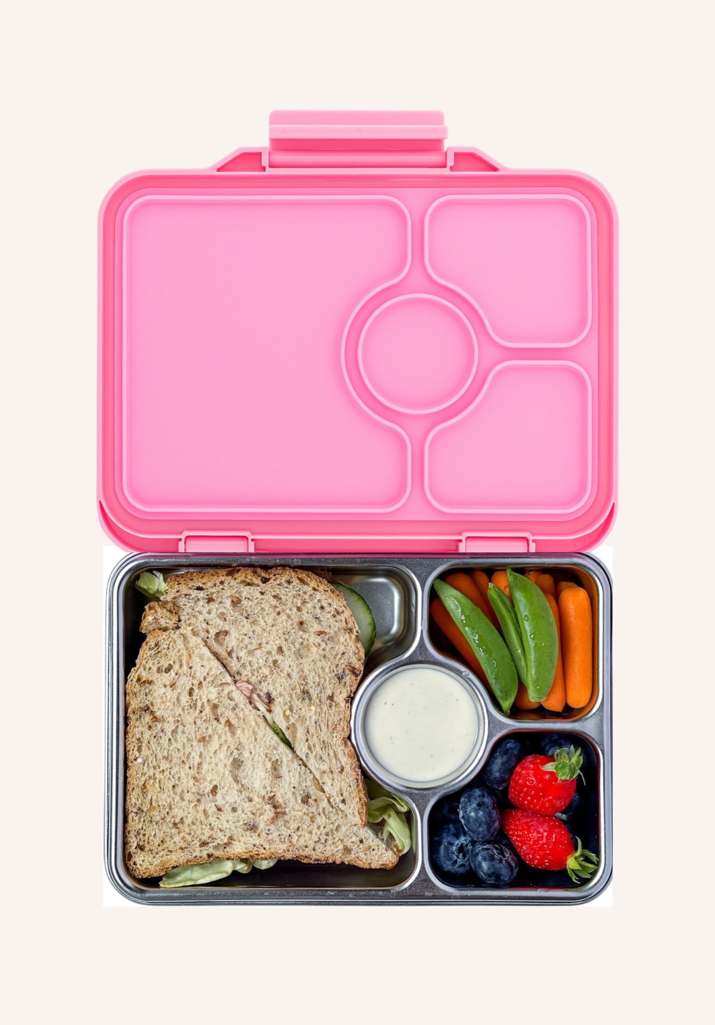 Yumbox Pret 4 Vakken Lekvrije Lunchbox | Versailles Roze