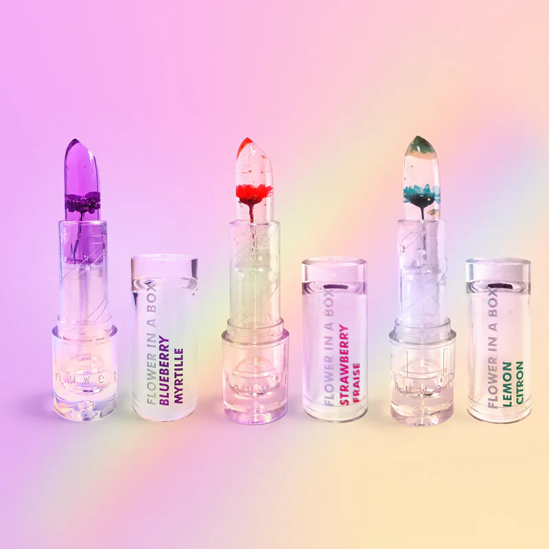 Inuwet Flower In A Box lippenbalsem, sfeerbeeld van het cadeautje voor kinderen vanaf 3 jaar