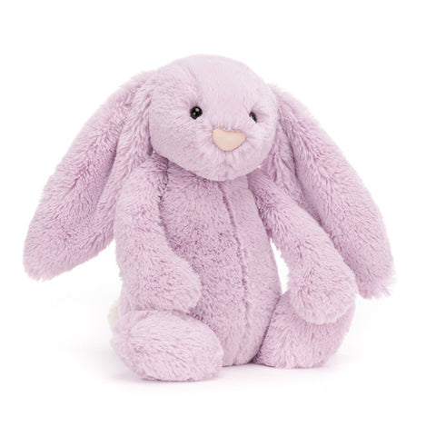 Jellycat Knuffel Medium Bashful Cream Bunny | Lilac
