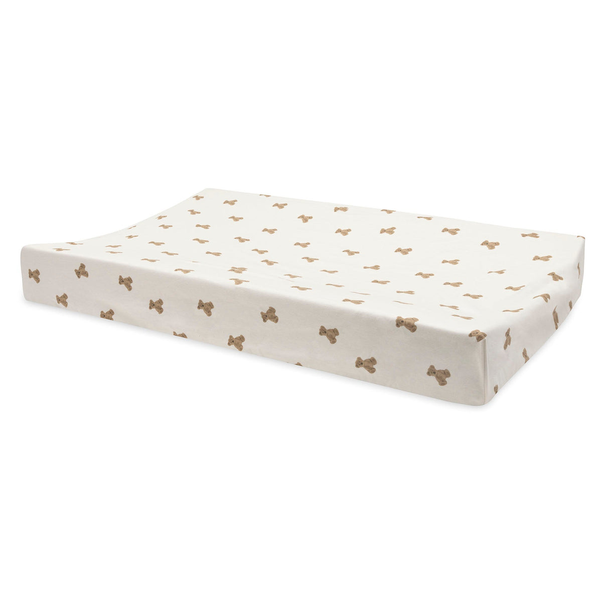 Jollein aankleedkussenhoes jersey 50x70 cm met Mini Teddy Bear print