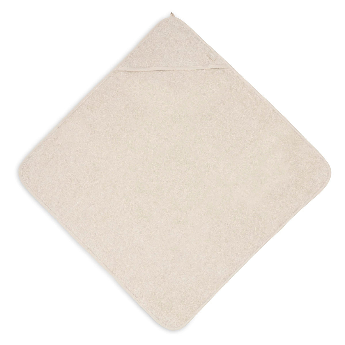 Jollein badcape badstof 100x100 cm in Sand met capuchon
