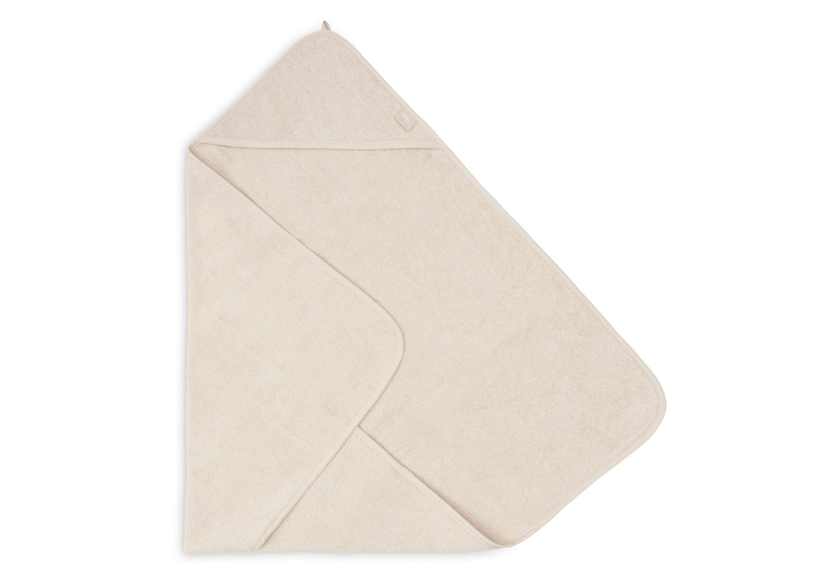 Jollein badcape badstof 75x75 cm in de kleur Sand