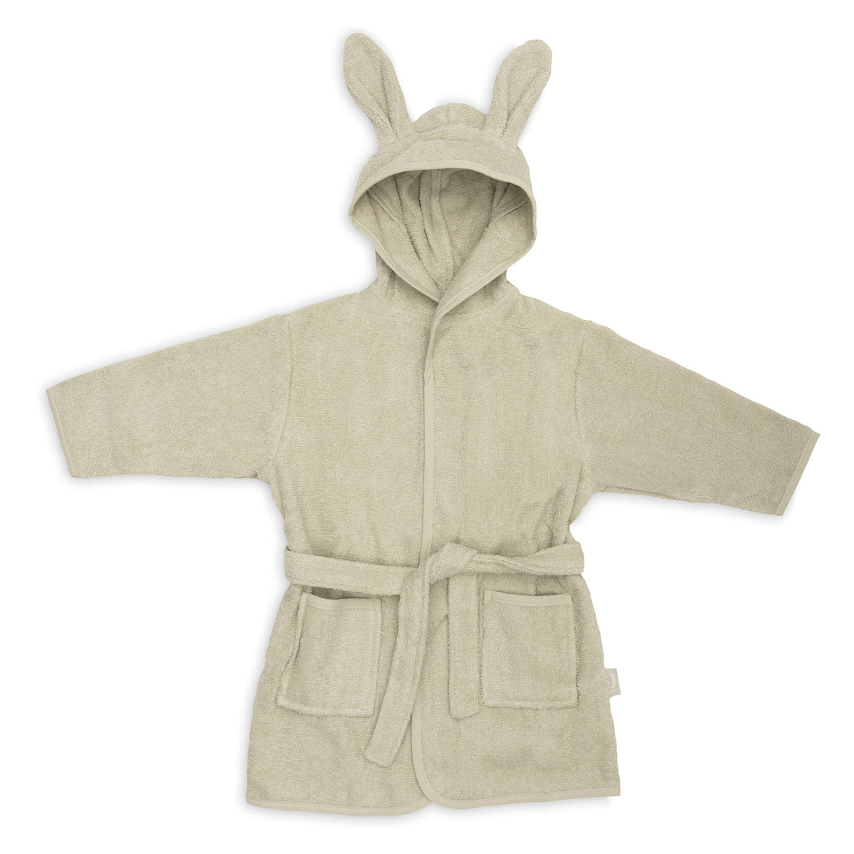 Jollein badjas in de kleur Soft Matcha met capuchon