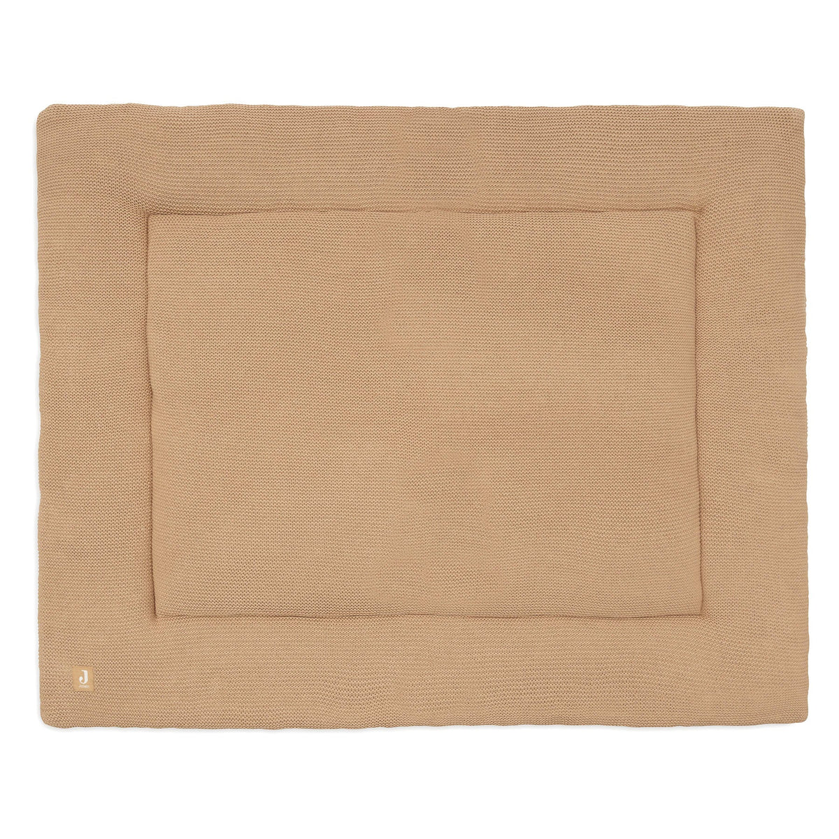 Jollein boxkleed 75x95 cm Basic Knit Hazel in de box