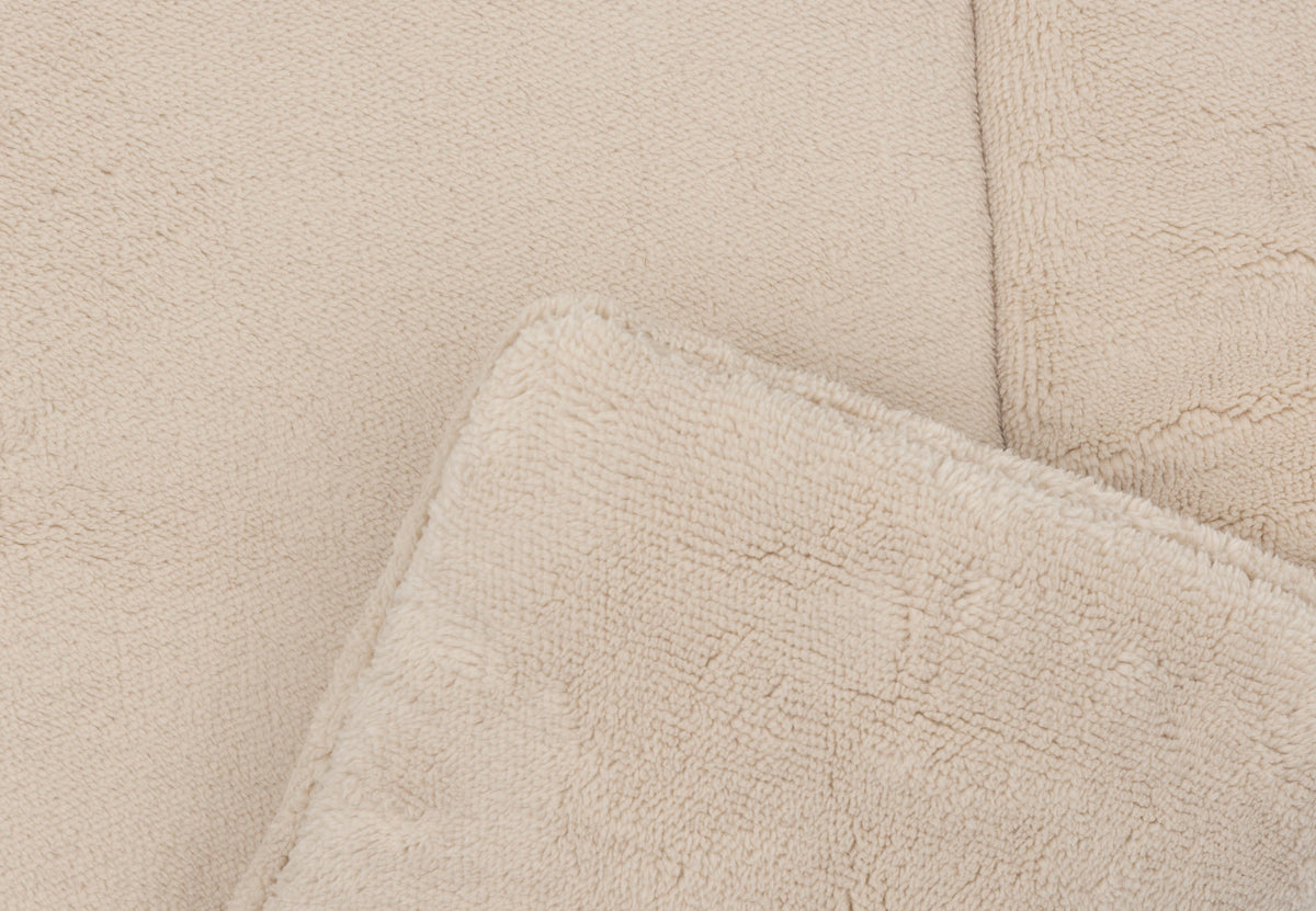 Jollein boxkleed 75x95 cm Fluffy in de kleur Sand