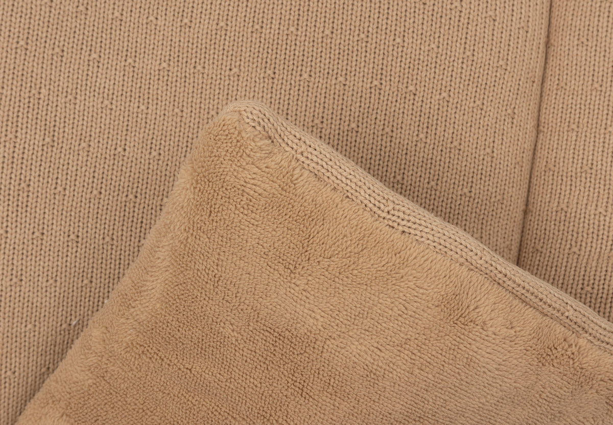 Jollein boxkleed 75x95 cm Sprinkle Knit in de kleur Hazel