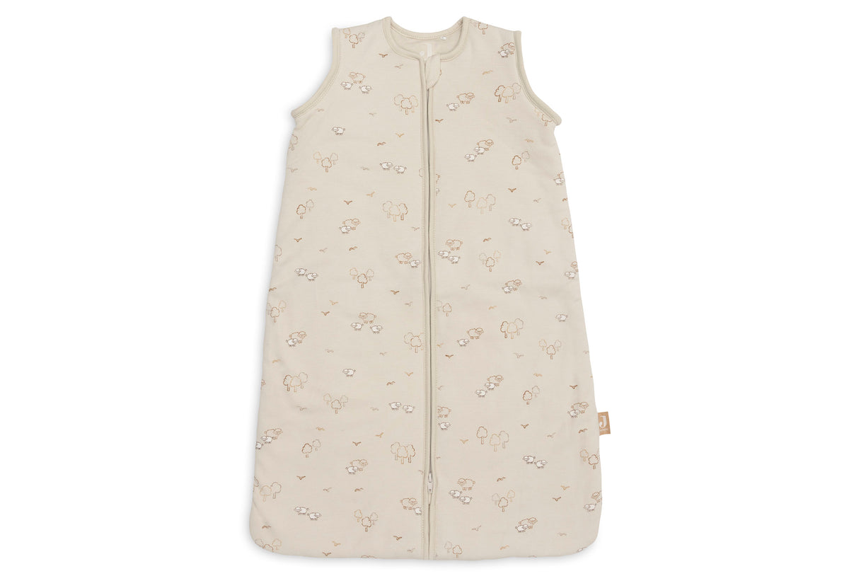 Jollein slaapzak met afritsbare mouw 110 cm in Woolly, productfoto van de babyslaapzak, De Gele Flamingo