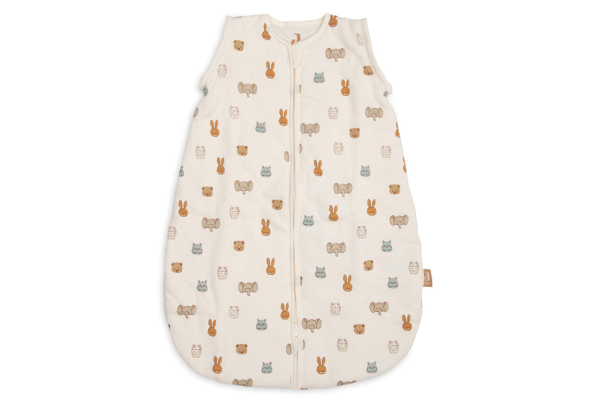 Jollein Slaapzak met afritsbare mouw Rond 60 cm in de print Jollies, te koop bij De Gele Flamingo.