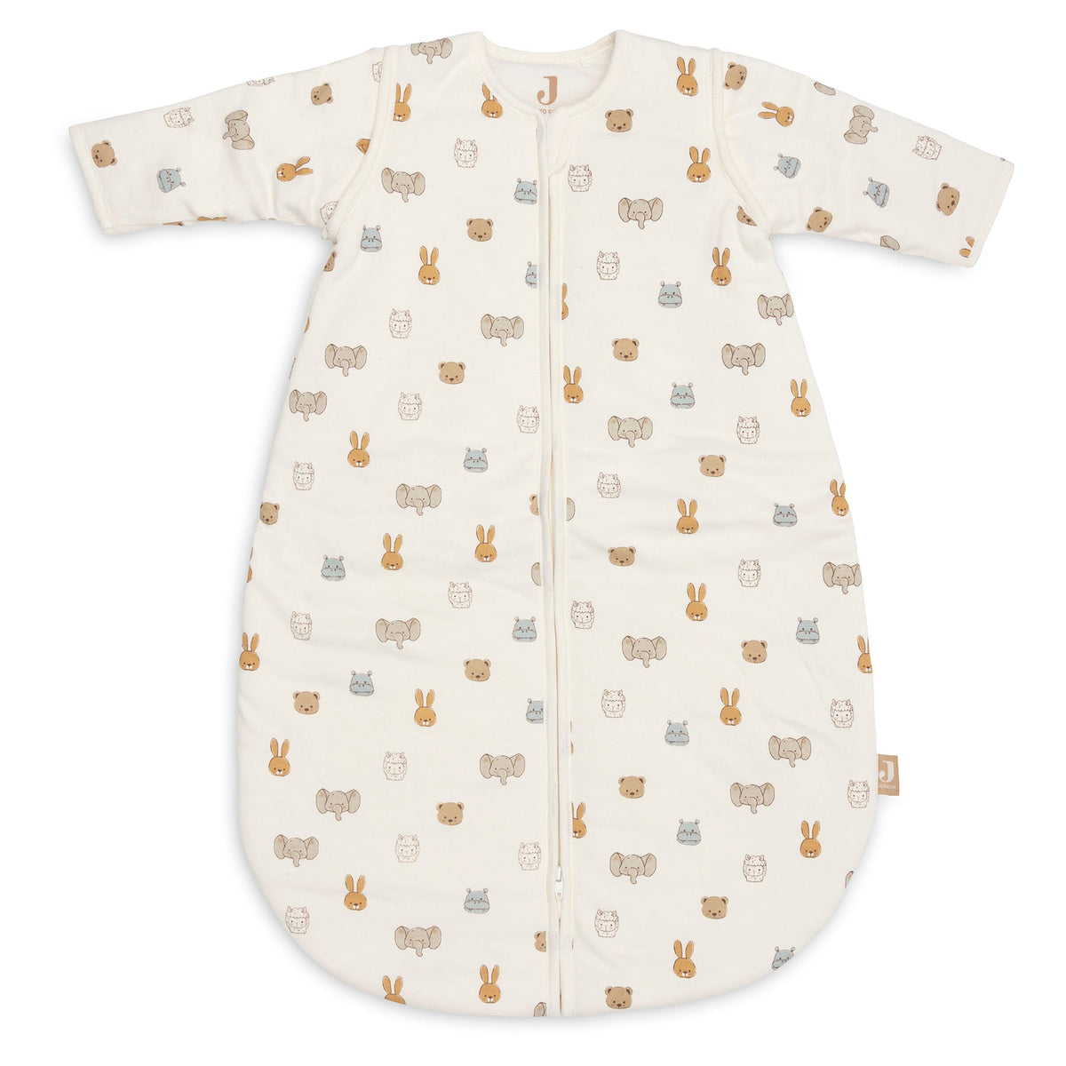 Jollein slaapzak met afritsbare mouw Rond 70 cm in Jollies, productfoto van de babyslaapzak, De Gele Flamingo