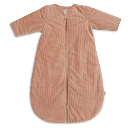 Jollein slaapzak met afritsbare mouw Rond 70 cm Rib in Light Terra, productfoto van de babyslaapzak, De Gele Flamingo