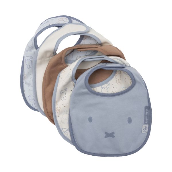 Jollein slab jersey waterproof Miffy Moments Cloudy Blue set van 5