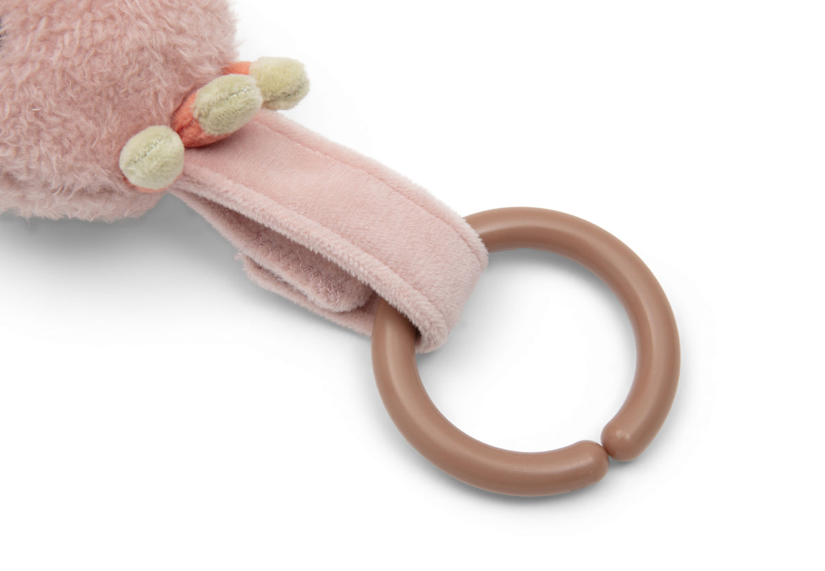 Jollein wagenhanger Soft Plumes, zacht pauwtje voor aan de kinderwagen