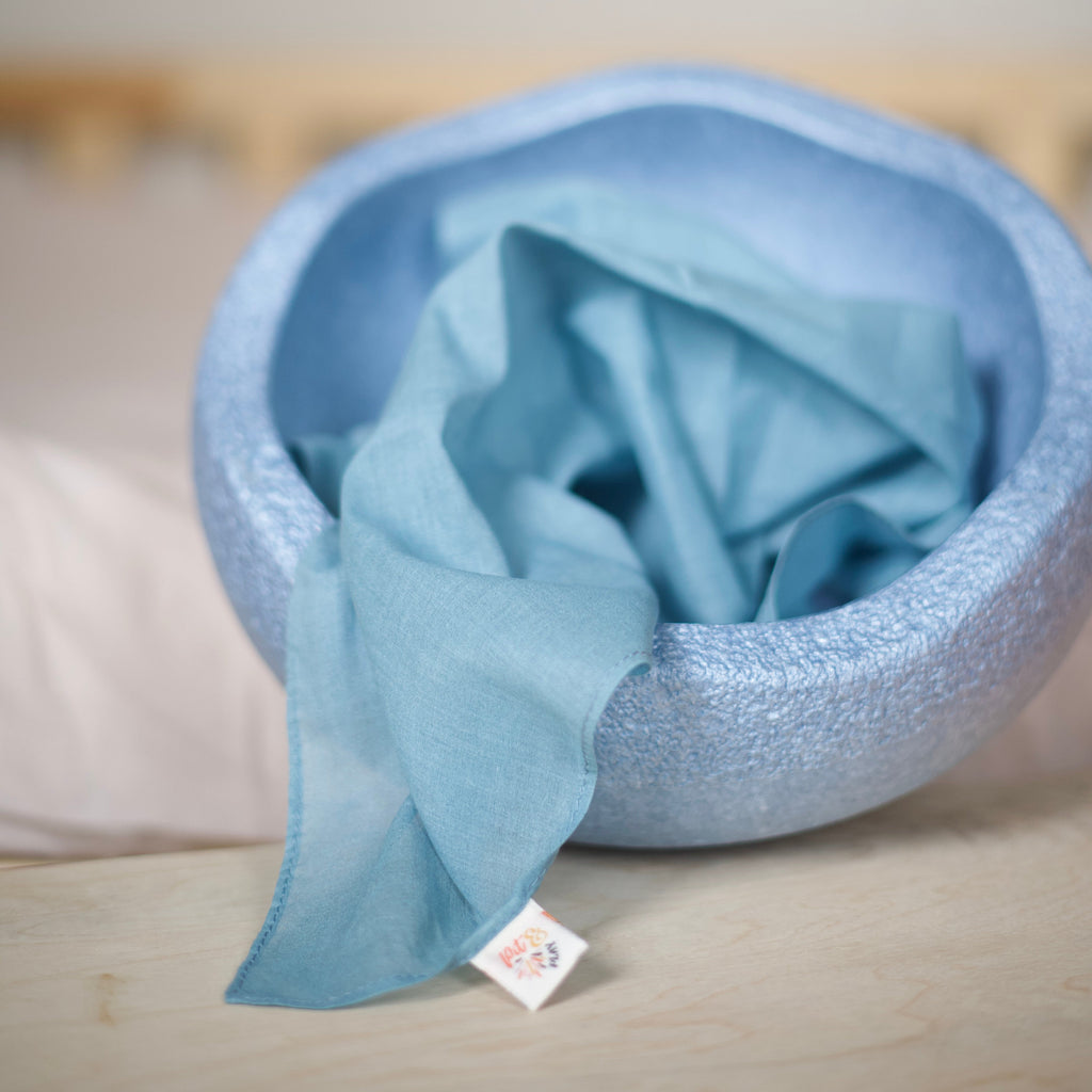 Pit & Play Pastel Speeldoek 48x48cm | Blauw